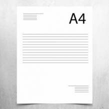 Papel de Cartas DIN A4