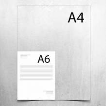 Papel de Cartas DIN A6