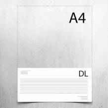 Papel de Cartas DIN Largo