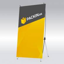 Expositor X banner 60x160cm con impresi&oacute;n personalizada