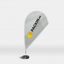 Mini Fly banner con forma de gota