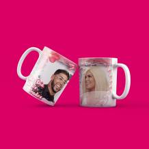 Taza personalizable con diseño amistad 1