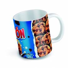 Taza personalizable con diseño galleta chip 86