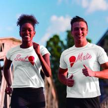 2 camisetas para San Valentín, Corazón