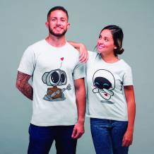 2 camisetas para San Valentín Wall-E