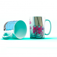 Taza personalizable con diseño TENIS 91
