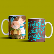 Taza personalizable con diseño día del padre 99