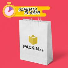 Oferta flash en Bolsas de papel con asa rizada