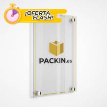 Placa metacrilato con impresión personalizada formato DIN A4 (29,7 x 21 cm)