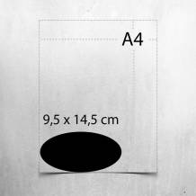 Adhesivos Ovalados 14.5 x 9.5cm