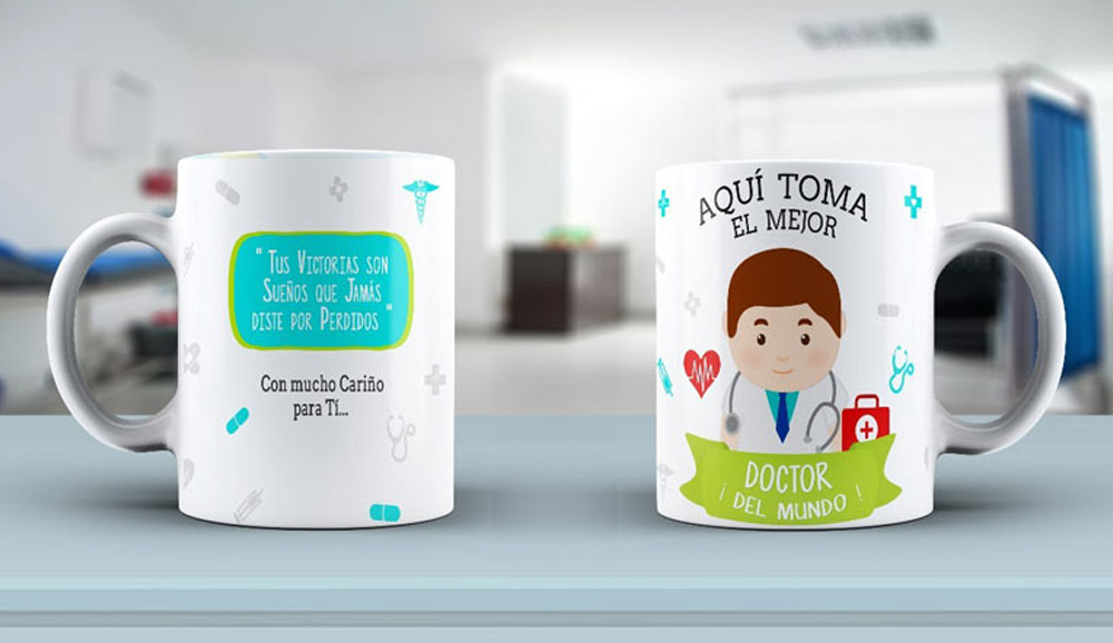 Taza con impresión personalizada